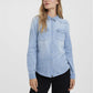 VMMARIA LS DENIM SLIM SHIRT MIX NOO - 10277523
