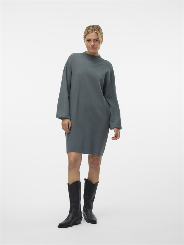 VMNANCY LS FUNNELNECK DRESS NOOS - 10249116