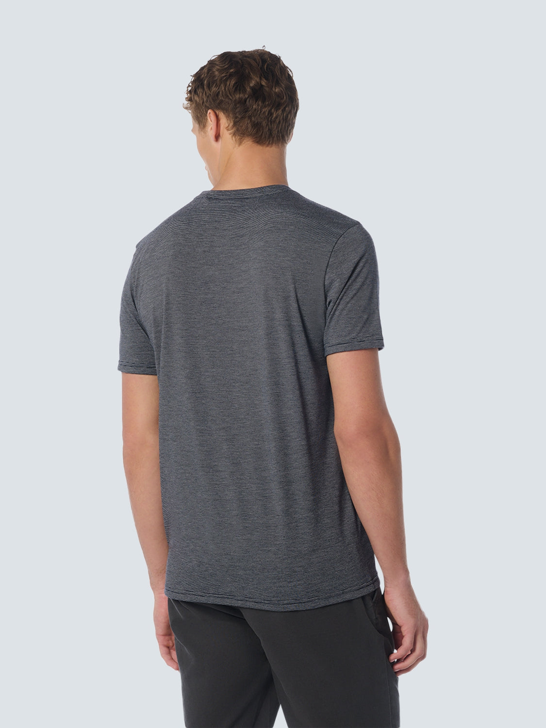 T-Shirt Crewneck 2 Coloured Stripes - 23360376