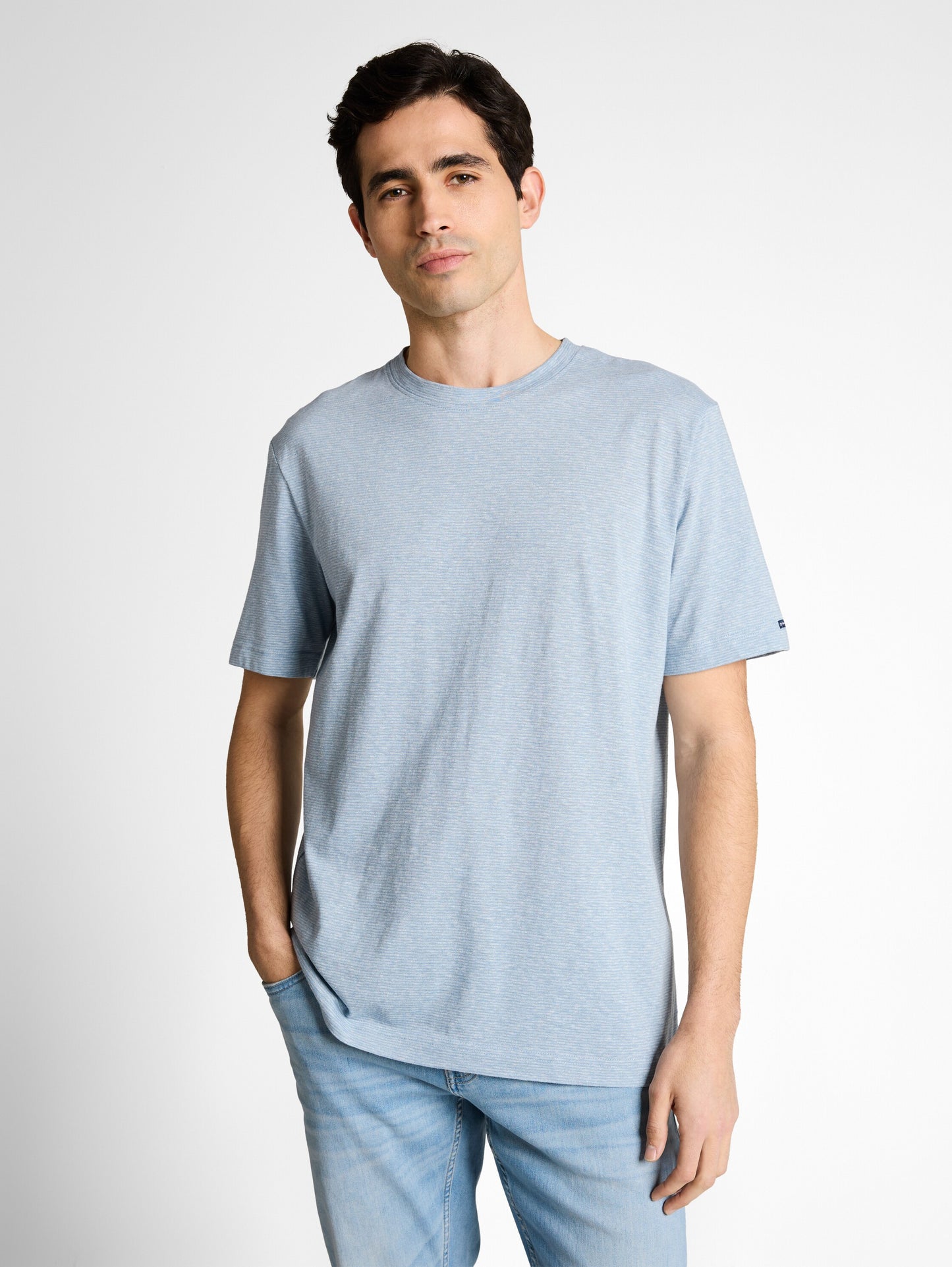 fine striped t-shirt - 1050180