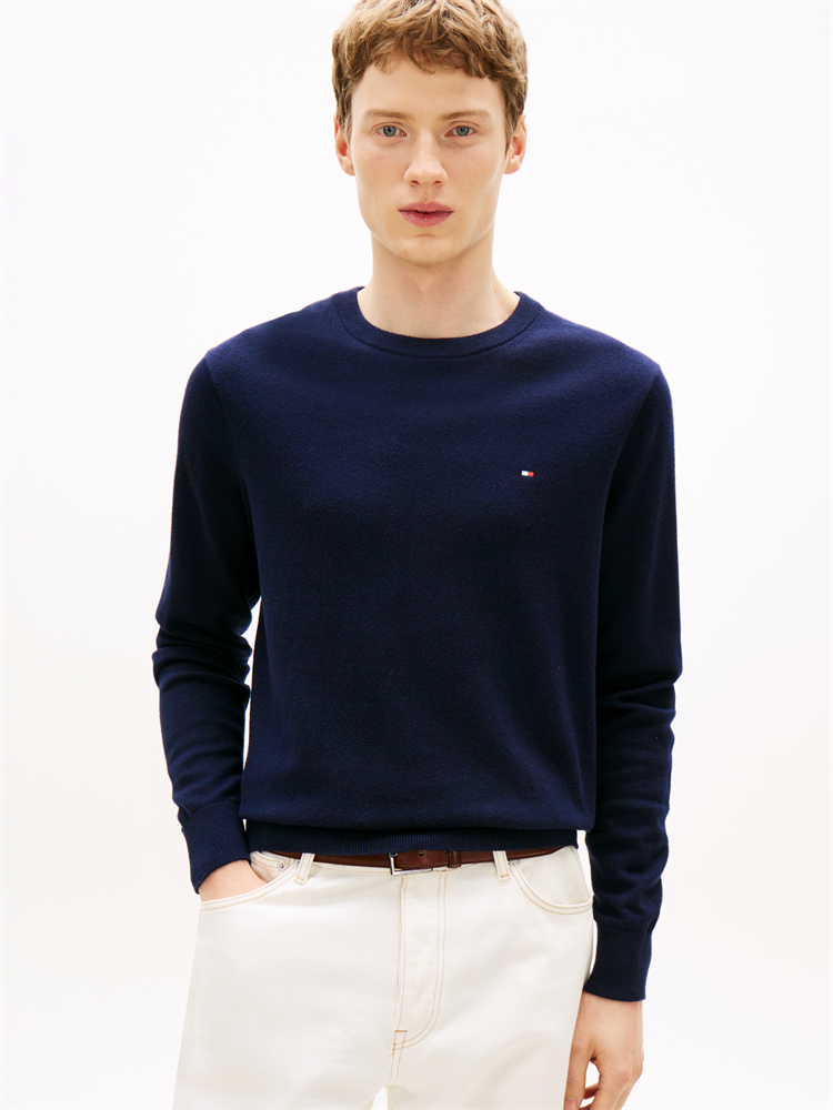 PIMA ORG CTN CASHMERE CREW NECK - MW0MW28046
