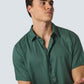 Shirt Short Sleeve Linen Solid - 23480336SN
