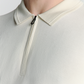 Pullover Short Sleeve Polo Zip Soli - 27210352