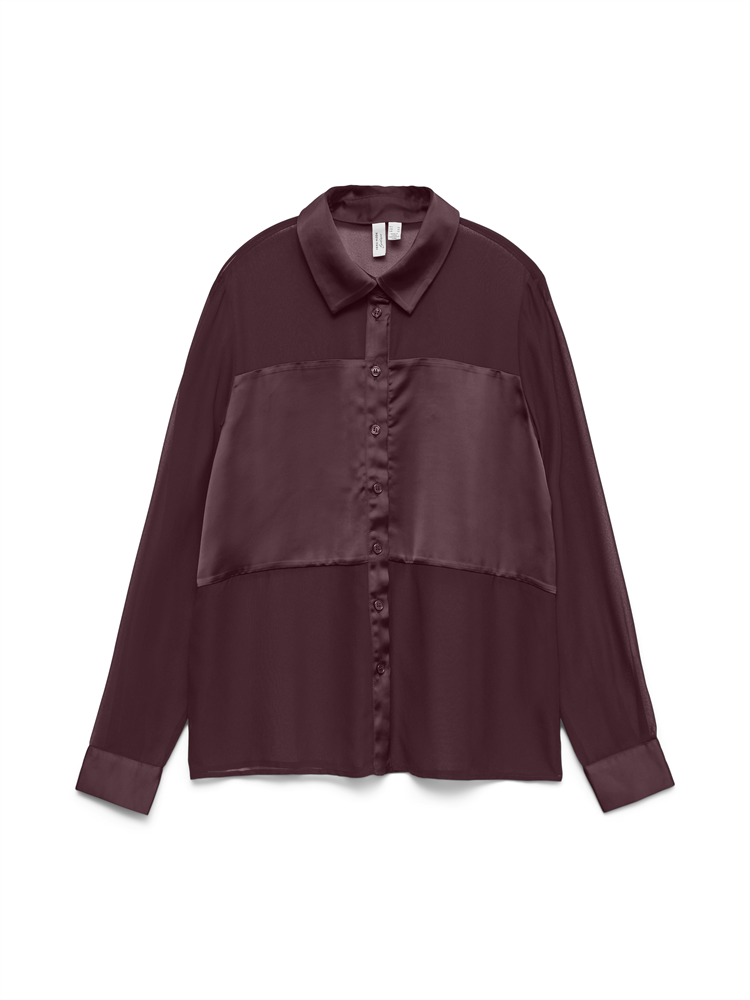 VMHALLIE LS SHIRT WVN BTQ GA - 10337589