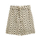bermuda linen pants - 1046506