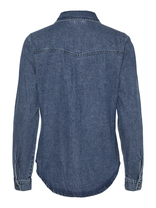 VMJENNIE LS DENIM SHIRT MIX GA NOOS - 10313726
