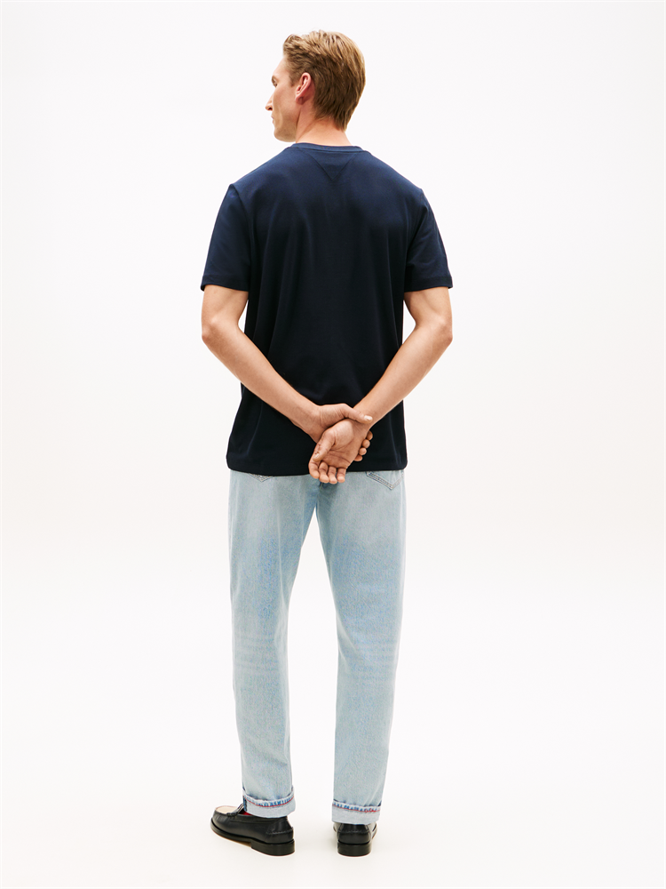GLOBAL STRIPE PIQUE POCKET TEE - MW0MW42397