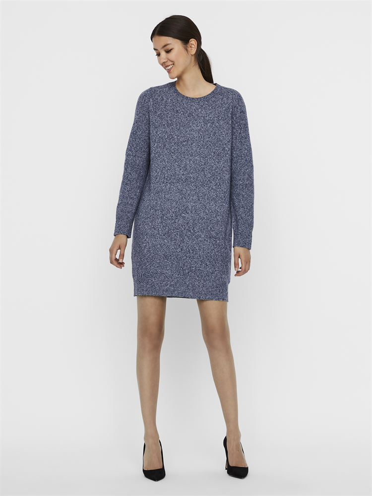 VMDOFFY LS O-NECK DRESS GA NOOS - 10215523