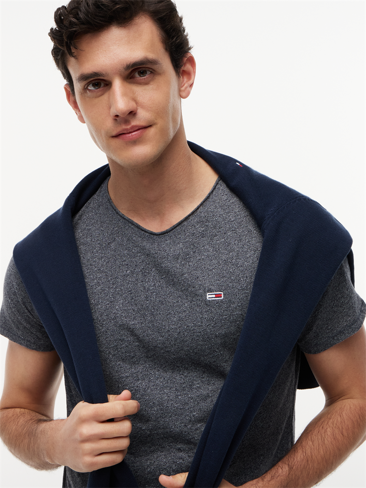 TJM SLIM JASPE C NECK - DM0DM09586