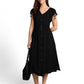dress with button placket - 1051257