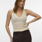 VMNEWLEX POINTELLE V-NECK TOP - 10340559