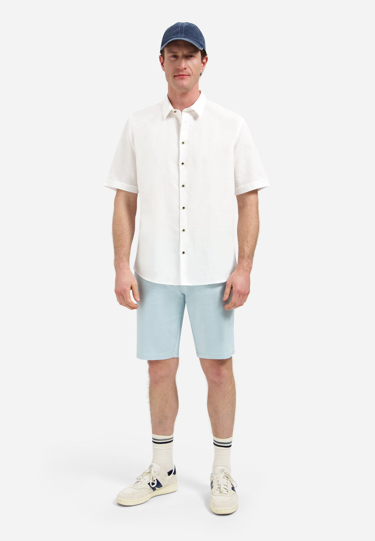 Shirt Short Sleeve With Linen - 31480321SN