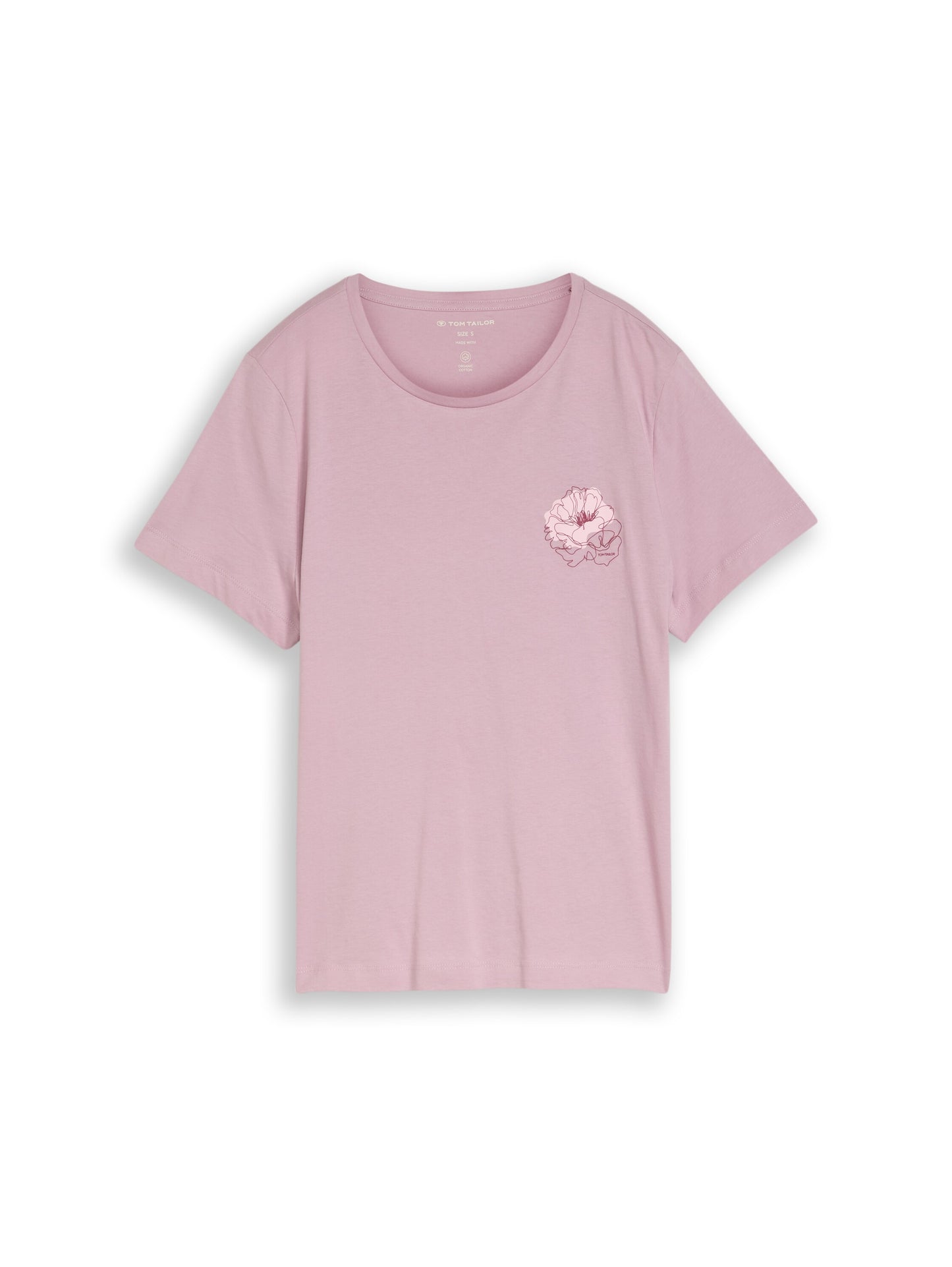 T-shirt basic crew neck print - 1050414