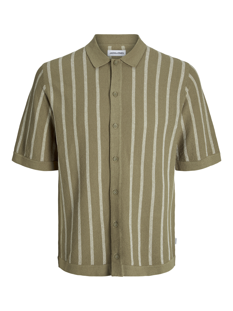 JJEMIL KNIT STRIPED SHIRT SS - 12268460
