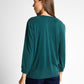T-shirt henley with gathering - 1050430