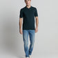 Pullover Short Sleeve Polo Zip Soli - 27210352