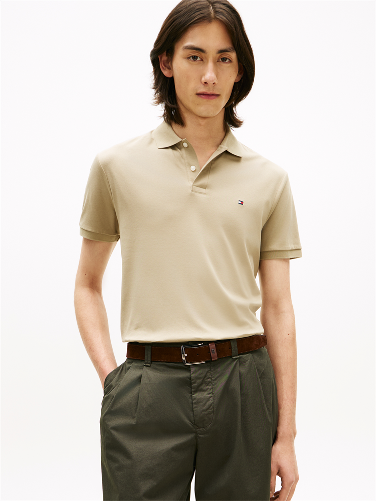 LIQUID COTTON REG SEASONAL POLO - MW0MW39994