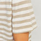 JORTAMPA STRIPE TEE SS CREW NECK - 12252176