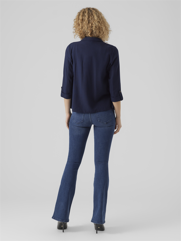VMJESMILO 3/4 LOOSE BLAZER WVN NOOS - 10279700