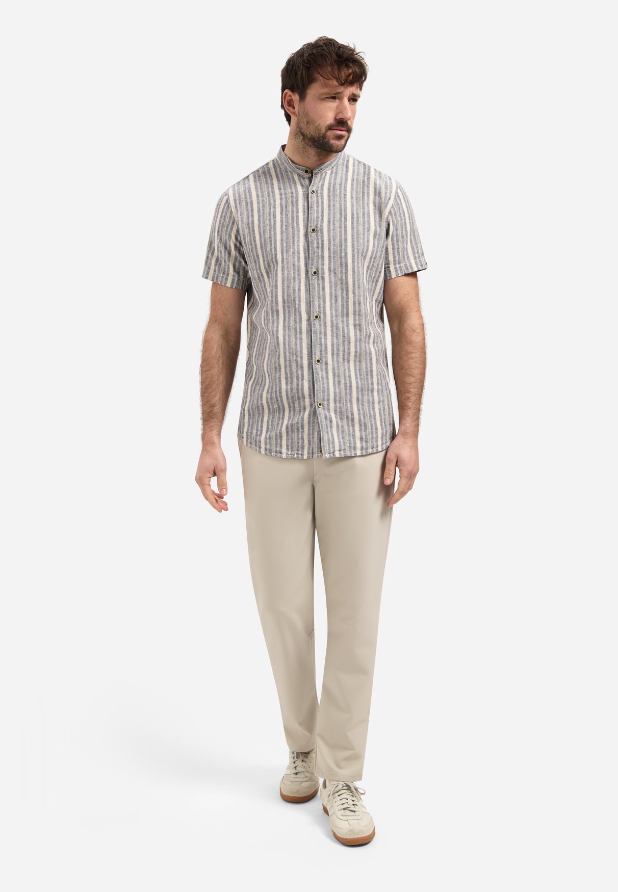 Shirt Short Sleeve Yarn Dyed Dobby - 31460255