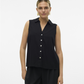 VMMYMILO SL V-NECK SHIRT WVN  GA BO - 10303648