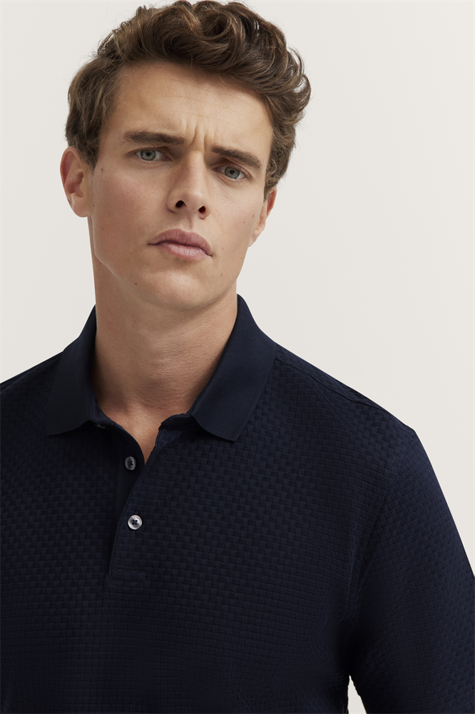 HERREN POLO 1/2 ARM - 75104C 8150