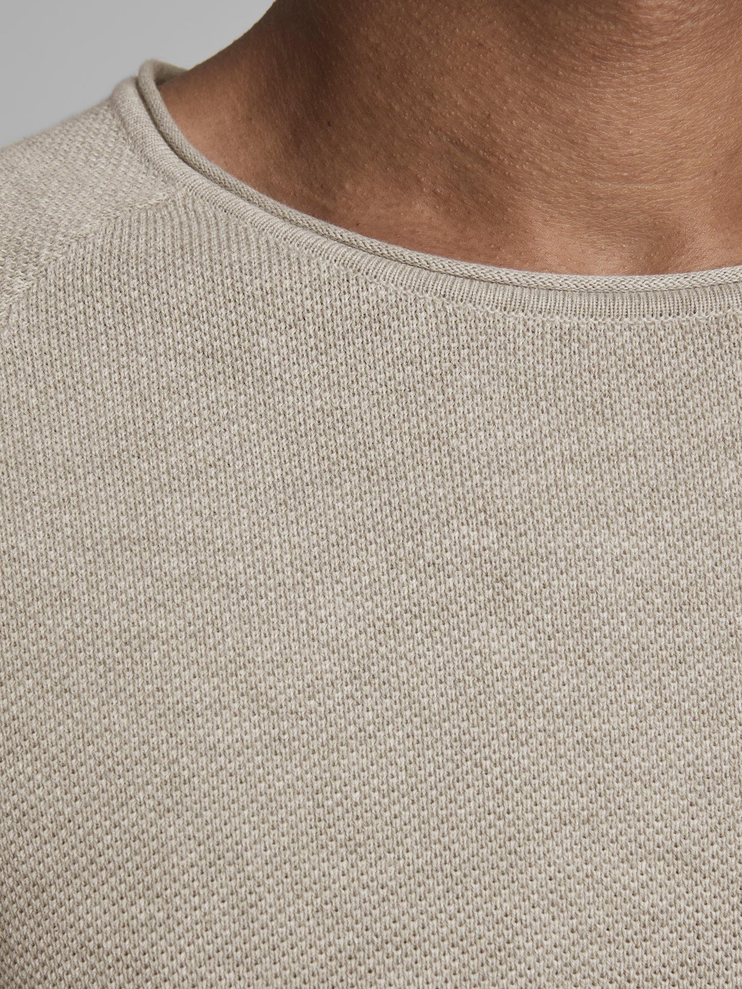 JJEHILL KNIT CREW NECK NOOS - 12157321