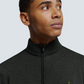 Pullover Half Zip 2 Coloured Melang - N2185