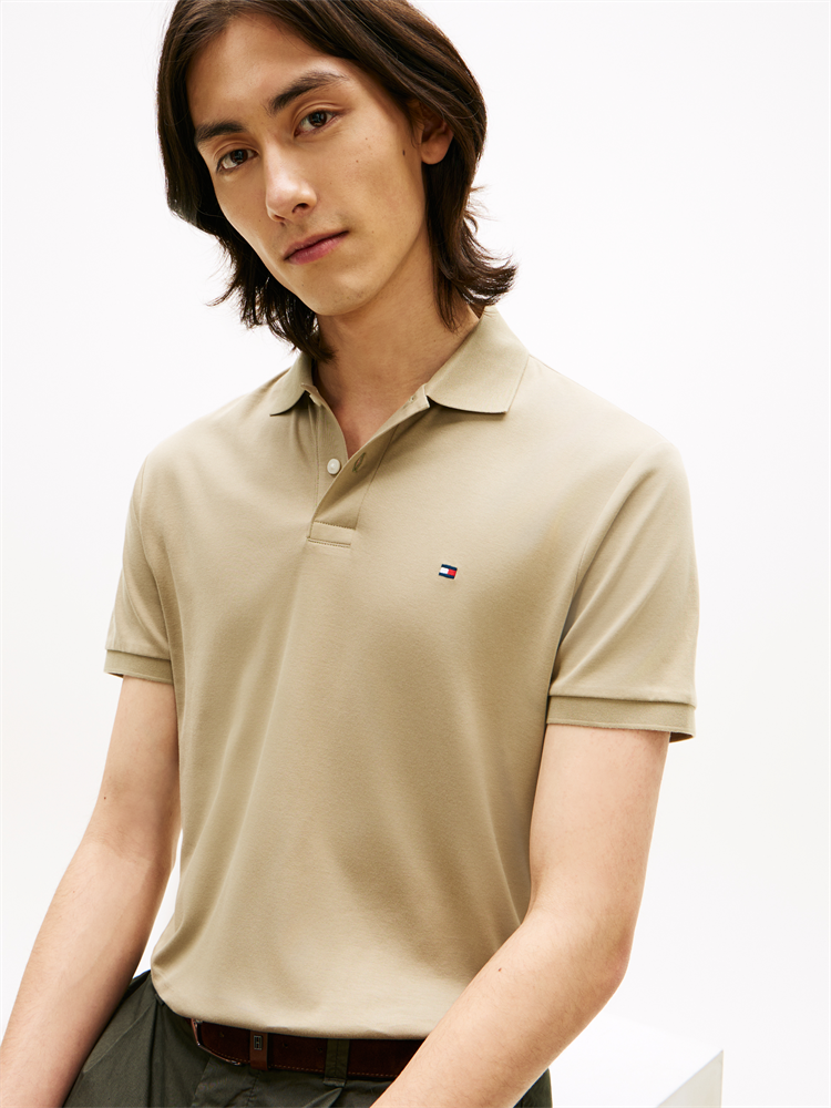 LIQUID COTTON REG SEASONAL POLO - MW0MW39994