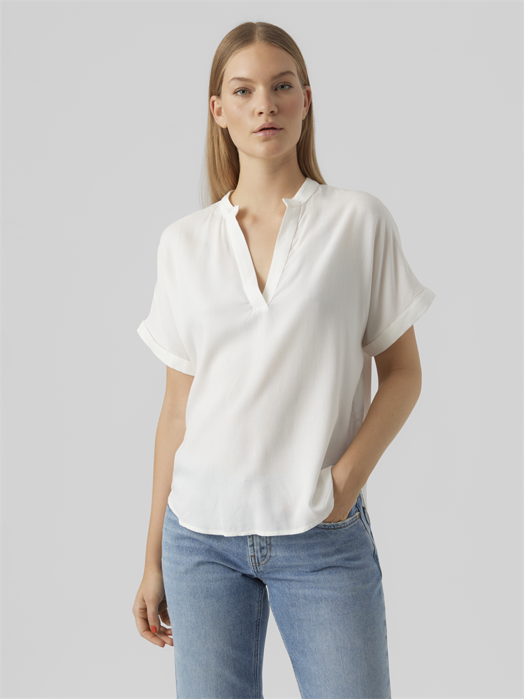 VMBEAUTY SS TOP WVN NOOS - 10279697