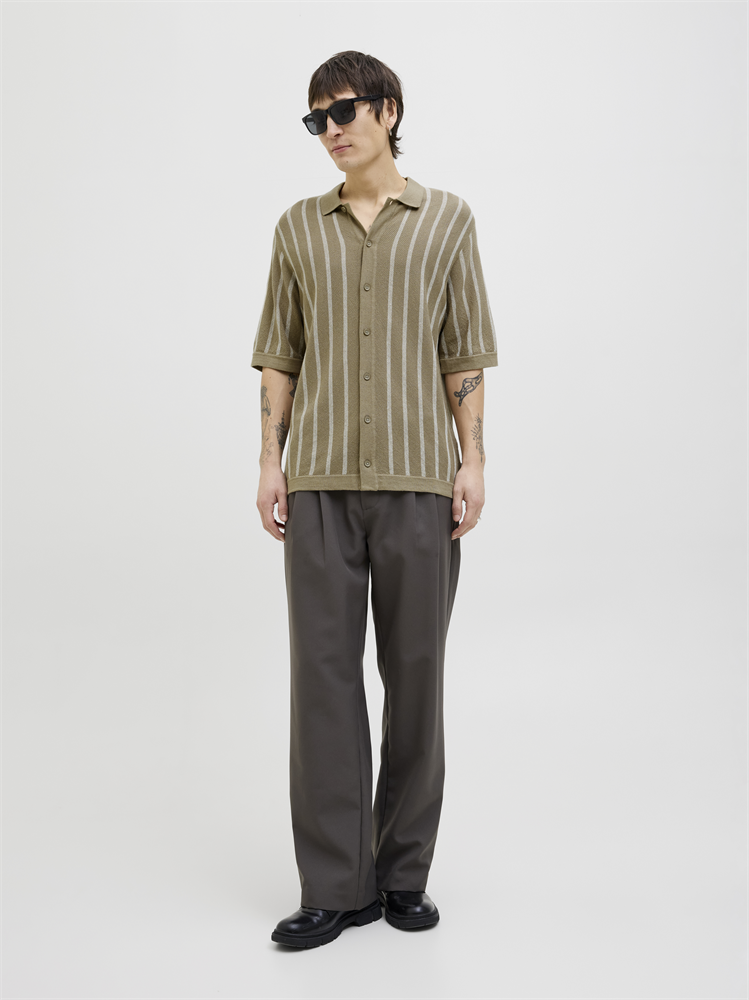 JJEMIL KNIT STRIPED SHIRT SS - 12268460