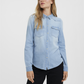 VMMARIA LS DENIM SLIM SHIRT MIX NOO - 10277523
