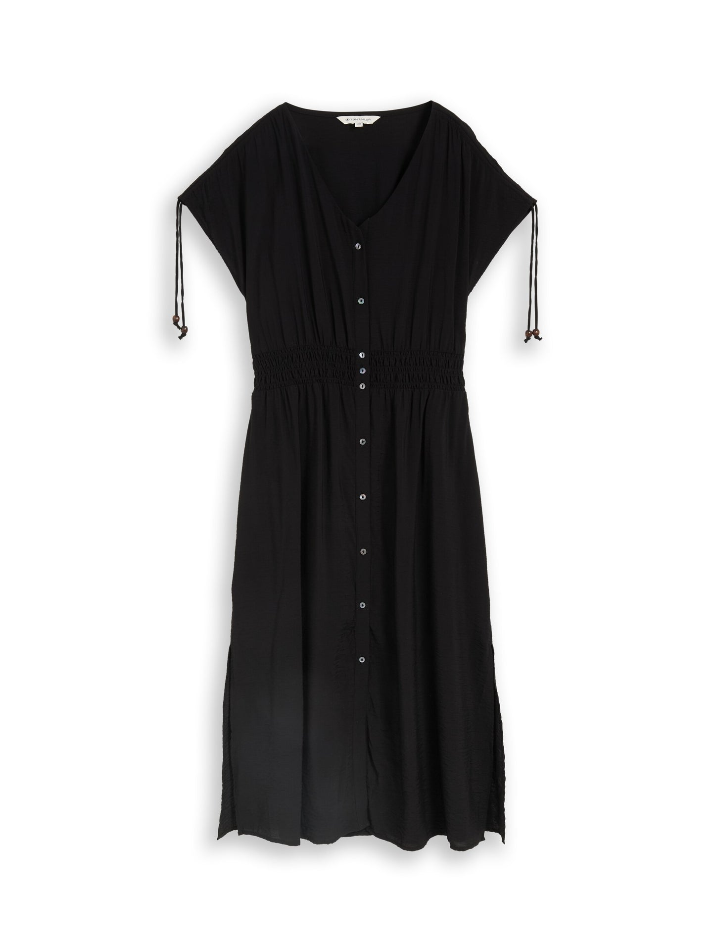 dress with button placket - 1051257