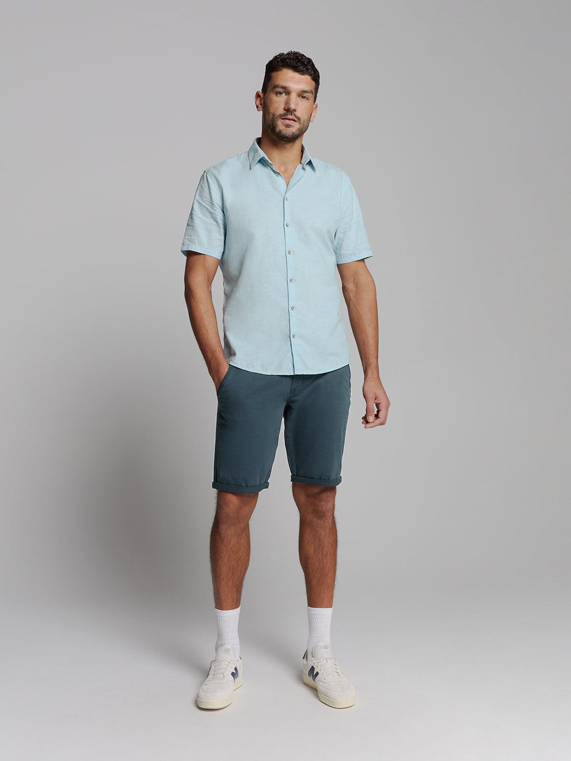 Short Chino Garment Dyed Light Weig - 278190310SN