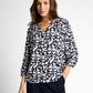 blouse with V-neck - 1049794