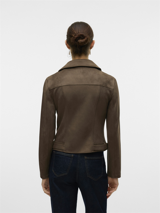 VMJOSE SHORT FAUX SUEDE JACKET GA N - 10300938