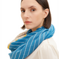 printed loop scarf with tape - 1032526