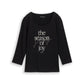 T-shirt crew neck frontprint - 1050751