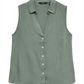 VMMYMILO SL V-NECK SHIRT WVN  GA BO - 10303648