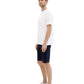 slim soft chino shorts w. belt - 1040237