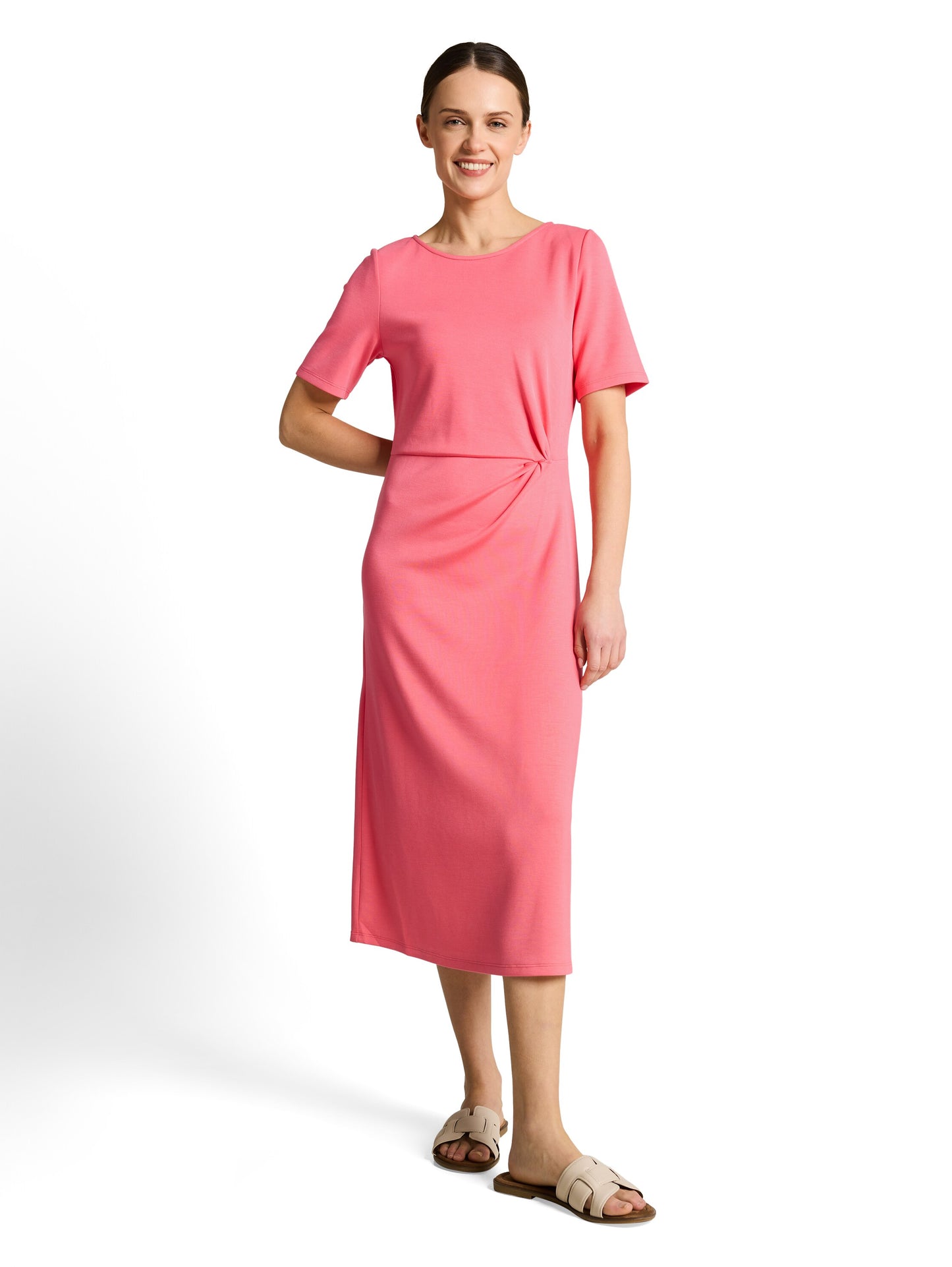 dress with knotted waist detai - 1049859