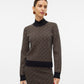 VMARIA ART LS HIGH-NECK PULLOVER GA - 10314509