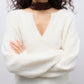 AWTACEY LS V-NECK KNIT - 10334361