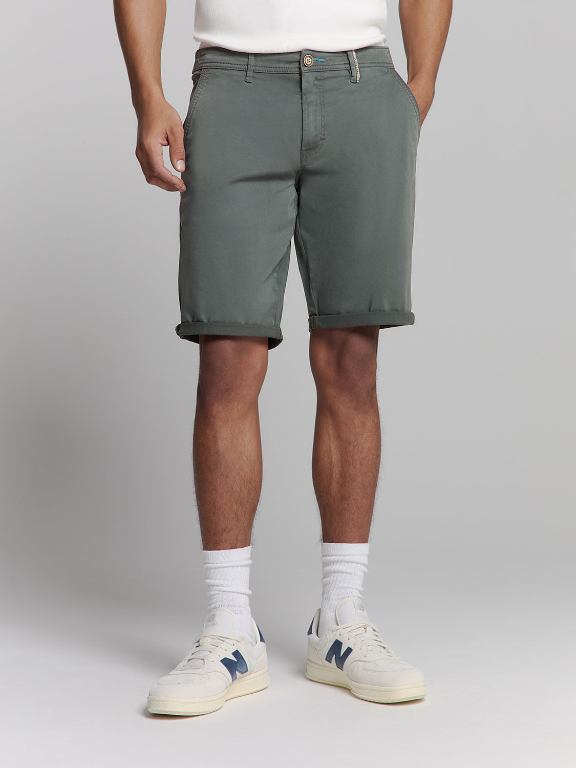 Short Chino Garment Dyed Twill Stre - 278190306SN