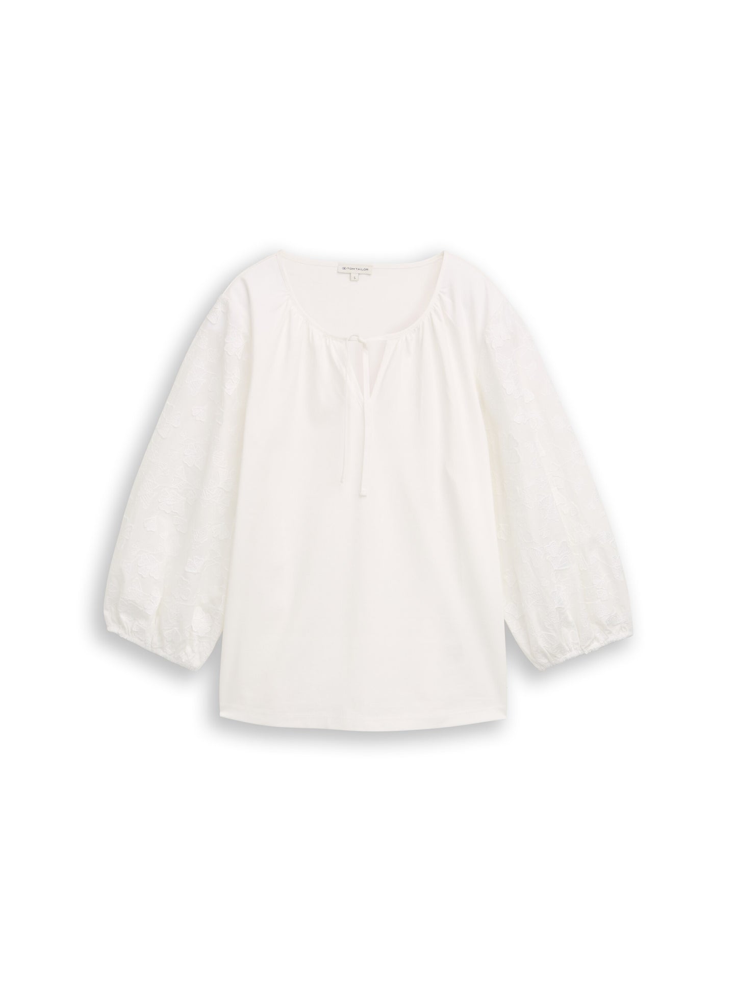 T-shirt with puffed sleeves - 1050845