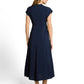 dress with rib collar - 1051246
