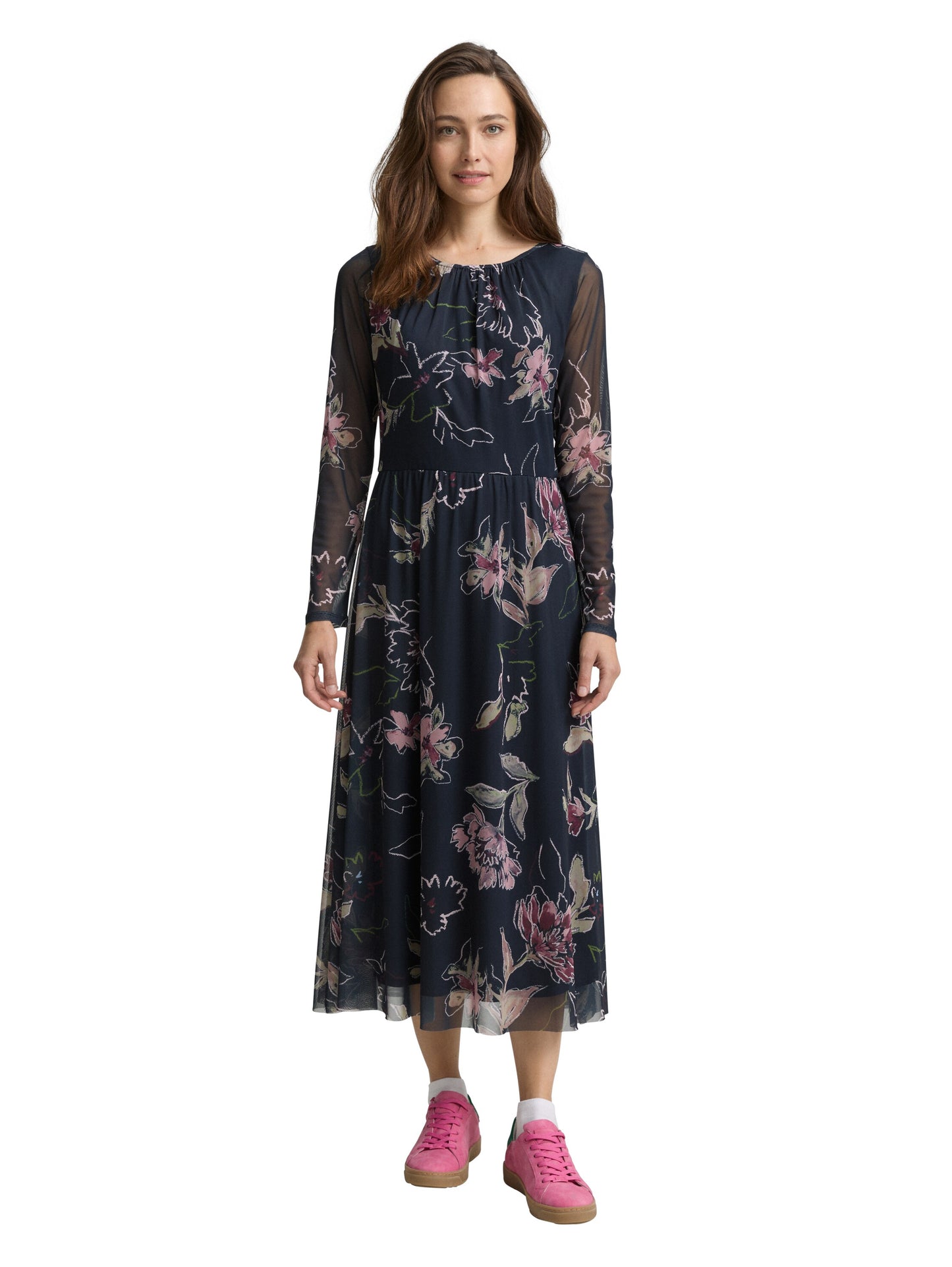 dress printed mesh - 1047637