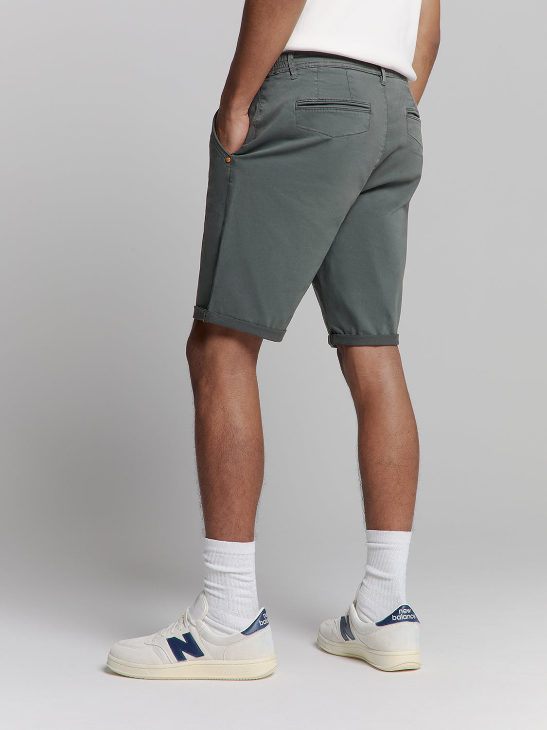 Short Chino Garment Dyed Twill Stre - 278190306SN