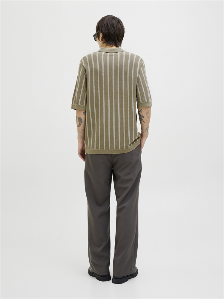 JJEMIL KNIT STRIPED SHIRT SS - 12268460