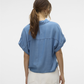 VMFLEUR SS BOW TENCEL SHIRT - 10326059